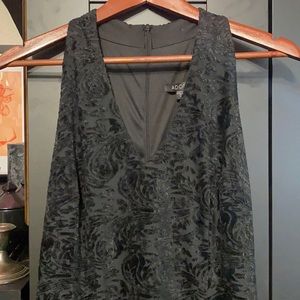 Black patterned very comfortable dress